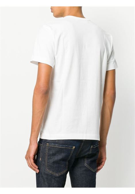 red emblem knit t-shit COMME DES GARÇONS PLAY | AX-T106-0513